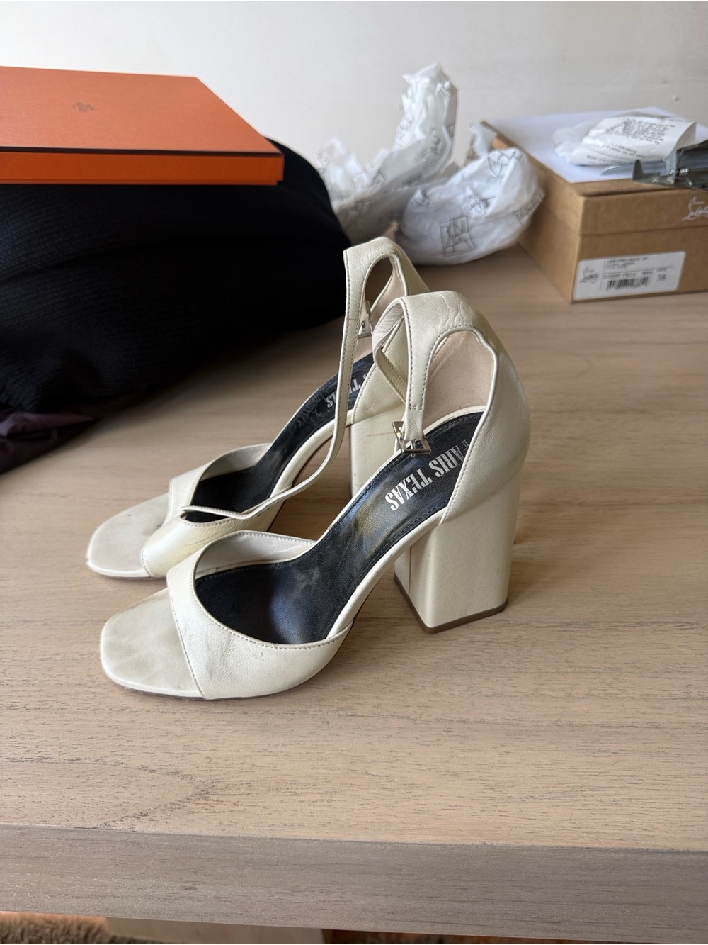 Paris Texas Fiona Block Heel Sandals